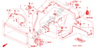 AR CONDICIONADO (MANGUEIRAS/TUBOS) ('04 ) para Honda JAZZ 1.3LX 5 portas totalmente automática CVT 2005