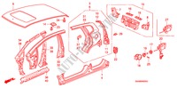 PAINEIS EXTERIOR/PAINEL TRASEIRO para Honda JAZZ 1.3LX 5 portas totalmente automática CVT 2005