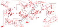 UNIDADE CONTROLO(COMPARTIMENTO MOTOR) para Honda JAZZ 1.4LX 5 portas 5 velocidades manuais 2003