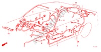 CABLAGEM CABINE para Honda PRELUDE 2.0I-16 2 portas 5 velocidades manuais 1987