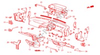 PAINEL INSTRUMENTOS para Honda PRELUDE 2.0I-16 2 portas 5 velocidades manuais 1987