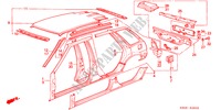 ALTERNADOR(3) para Honda CIVIC SHUTTLE DX 5 portas automática de 4 velocidades 1987