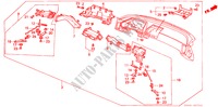 CONJ. PAINEL INSTRUMENTOS (LH) para Honda LEGEND EX 4 portas 5 velocidades manuais 1989