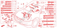 CABLAGEM MOTOR(L4) (LH) para Honda ACCORD VTIE 4 portas automática de 5 velocidades 2005