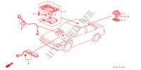 LUZ INTERIOR para Honda ACCORD EX 4 portas automática de 4 velocidades 1986