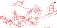 ESTABILIZADOR TRASEIRO/TRASEIRA BRACO INFERIOR para Honda PRELUDE 4WS 2.0 SI 2 portas 5 velocidades manuais 1989