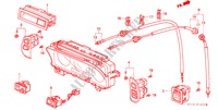 INSTRUMENTOS COMBINADOS(1) para Honda PRELUDE 4WS 2.0 SI 2 portas 5 velocidades manuais 1989