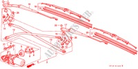 LIMPA PARA BRISAS (D.) para Honda PRELUDE 4WS 2.0 SI 2 portas 5 velocidades manuais 1989