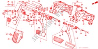 PEDAL TRAVAOES/PEDAL EMBRAIAGEM(LH) para Honda PRELUDE 4WS SI 2 portas automática de 4 velocidades 1991