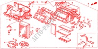 UNIDADE AQUECEDOR para Honda CIVIC EX 4 portas automática de 4 velocidades 1989