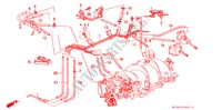TUBO METALICO INSTALACAO/TUBAGEM(2) para Honda LEGEND LEGEND 4 portas automática de 4 velocidades 1991