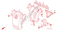 COLECTOR ESCAPE (DOHC) para Honda PRELUDE SI 2 portas automática de 4 velocidades 1995