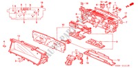 COMPONENTES INDICADORES(3) para Honda PRELUDE S 2 portas 5 velocidades manuais 1995