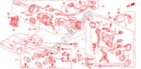 INTERRUPTOR COMBINADO(D.) para Honda PRELUDE SI 2 portas automática de 4 velocidades 1994