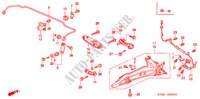 ESTABILIZADOR TRASEIRO/ BRACO INFERIOR TRASEIRO para Honda INTEGRA LS 4 portas 5 velocidades manuais 1997