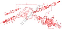 CARRETO DIFERENCIAL(V6) para Honda ACURA 3.2TL 3.2TL 4 portas automática de 4 velocidades 1997