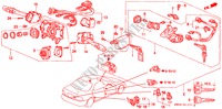 INTERRUPTOR COMBINADO(D.) para Honda ACURA 3.2TL 3.2TL 4 portas automática de 4 velocidades 1996