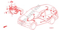CABLAGEM(D.)(4) para Honda CR-V RVI          INDIA 5 portas 6 velocidades manuais 2009