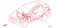 CABLAGEM(LH)(4) para Honda CR-V 2WD 5 portas automática de 5 velocidades 2010
