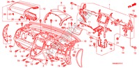PAINEL INSTRUMENTOS(D.) para Honda CR-V RVI          INDIA 5 portas 6 velocidades manuais 2009