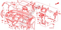 PAINEL INSTRUMENTOS(LH) para Honda CR-V 2WD 5 portas automática de 5 velocidades 2010