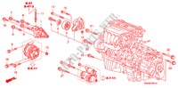 SUPORTE FIXACAO MOTOR(2.4L) para Honda CR-V 2WD 5 portas automática de 5 velocidades 2010