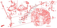 TUBO METALICO ATF(2.4L) para Honda CR-V 2WD 5 portas automática de 5 velocidades 2010