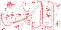 AR CONDICIONADO (TUBOS DA UNIDADE TRAS.)(D.) para Honda ODYSSEY EX 5 portas automática de 4 velocidades 1995