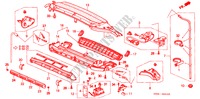 AR CONDICIONADO (UNIDADE TRASEIRA) para Honda ODYSSEY EX 5 portas automática de 4 velocidades 1997