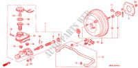 BOMBA PRINCIPAL TRAVOES/ SERVO FREIO(D.) (98/99) para Honda ODYSSEY EXI 5 portas automática de 4 velocidades 1998