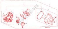 DISTRIBUIDOR(HITACHI) (2.3L) para Honda ODYSSEY EXCLUSIVE 5 portas automática de 4 velocidades 1999