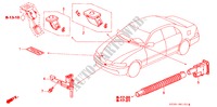 AR CONDICIONADO(SENSOR) para Honda LEGEND LEGEND 4 portas automática de 4 velocidades 2003