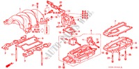 COLECTOR ADMISSAO para Honda ACURA 3.5RL 3.5RL 4 portas automática de 4 velocidades 1997