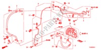 AR CONDICIONADO(MANGUEIRAS/TUBOS)(2.4L)(LH) para Honda ACCORD 2.4 4 portas automática de 5 velocidades 2010