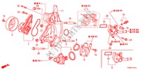 BOMBA AGUA(2.4L) para Honda ACCORD 2.4 4 portas automática de 5 velocidades 2010