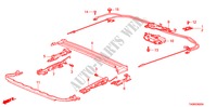 COMP.DA CORREDICA DO TETO para Honda ACCORD 3.5SIR 4 portas automática de 5 velocidades 2011