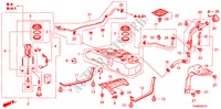 DEPOSITO COMBUSTIVEL(KU/KW) para Honda ACCORD 2.0VTI 4 portas automática de 5 velocidades 2010