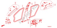 GUARNICAO PILAR(D.) para Honda ACCORD VTI 4 portas automática de 5 velocidades 2008