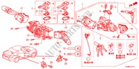 INTERRUPTOR COMBINADO(D.) para Honda ACCORD VTI-L 4 portas automática de 5 velocidades 2011