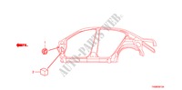 OLHAL(LATERAL) para Honda ACCORD 2.0EX 4 portas automática de 5 velocidades 2011