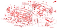 PAINEL INSTRUMENTOS(LH) para Honda ACCORD 2.0LX 4 portas 5 velocidades manuais 2008