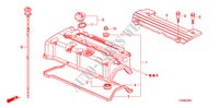 TAMPA CABECA MOTOR(2.4L) para Honda ACCORD 2.4 4 portas automática de 5 velocidades 2010