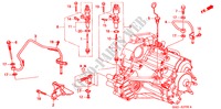 TUBO METALICO ATF/SENSOR VELOCIDADE(4) para Honda CIVIC VTI LEV 4 portas automática de 4 velocidades 1999