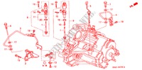 TUBO METALICO ATF/SENSOR VELOCIDADE(5) para Honda BALLADE 180I 4 portas automática de 4 velocidades 1999