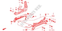 COMP. BANCO FR. (D.)(2) para Honda CIVIC BASE 4 portas automática de 4 velocidades 2000