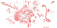 CORPO CAIXA VELOCIDADES (2) para Honda BALLADE 160I VTEC 4 portas 5 velocidades manuais 2000
