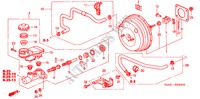BOMBA PRINCIPAL TRAVOES/ SERVO FREIO(LH) para Honda CIVIC 1.4S 4 portas automática de 4 velocidades 2001