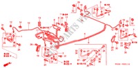 TUBAGENS TRAVAOES(ABS)(LH)(2) para Honda CIVIC 1.4S 4 portas automática de 4 velocidades 2001