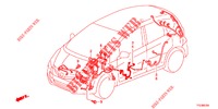 CABLAGEM (2) (LH) para Honda JAZZ HYBRID LUXURY 5 portas totalmente automática CVT 2015