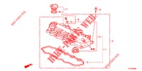 TAMPA CABECA MOTOR  para Honda JAZZ HYBRID LUXURY 5 portas totalmente automática CVT 2015